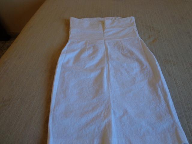 Vestido de Lese Branco Bordado Novo - Foto 4