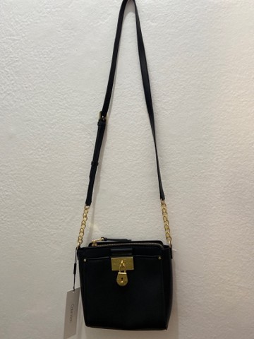 calvin klein yellow crossbody bolsa