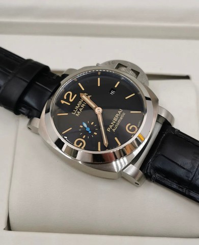 Relógio Panerai Luminor Marina Automático Couro Novo