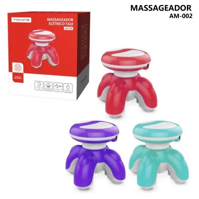 Massageador Corporal Taiji Vibrador Portátil Elétrico Am-002