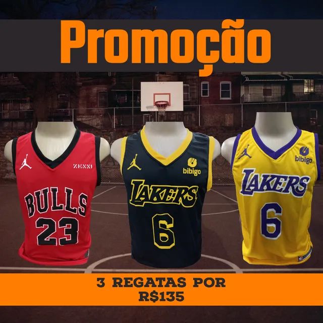3 Regatas de Basquete a pronta entrega 