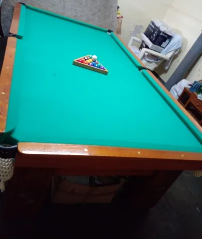 Brechó do Cido - MESA DE SINUCA Preço bem acessível, apenas R$ 900,00  Semi-Novo, está ótimo estado. Entrar em contato pelo número (11) 99952-1301  (de preferência pelo Whatsapp)