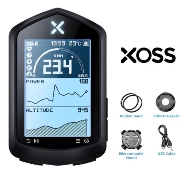 Gps Xoss Nav Smart. Bluetooth. Strava. Rotas. Gráficos. Ant+