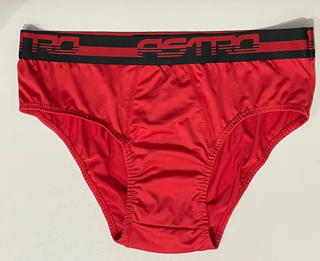 Cueca vermelha Astro tamanho M