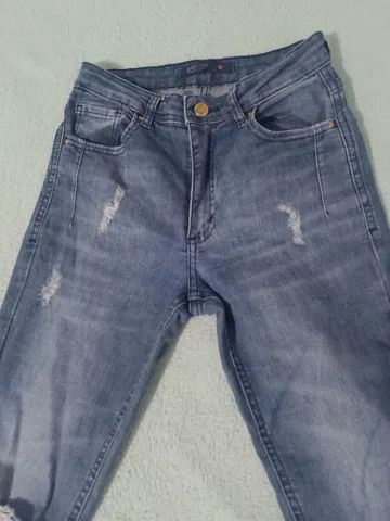 calça jeans destroyed bluesteel - tamanho 36 - Foto 2