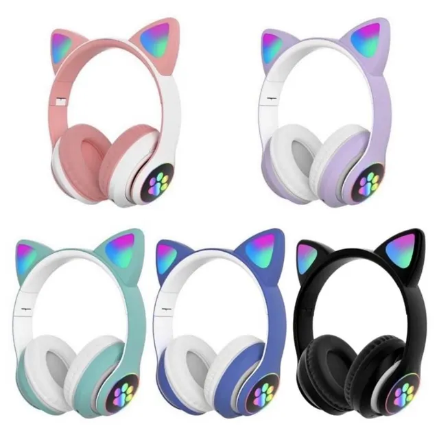 Fone Ouvido Orelha Gatinho Gata Bluetooth Sem Fio Infantil em Promoção na  Americanas