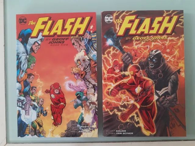 Coleção Completa The Flash by Geoff Johns Books 1 2 3 4 5 6 - Foto 4