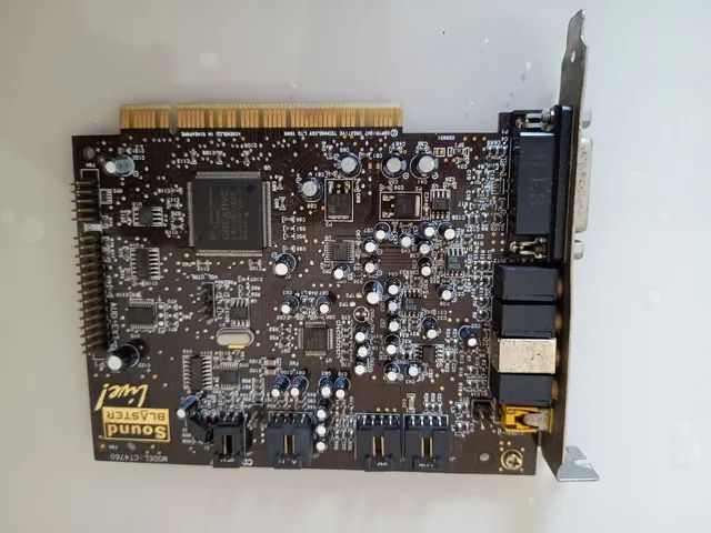 Placa de som pci usada sound blaster  - Foto 4