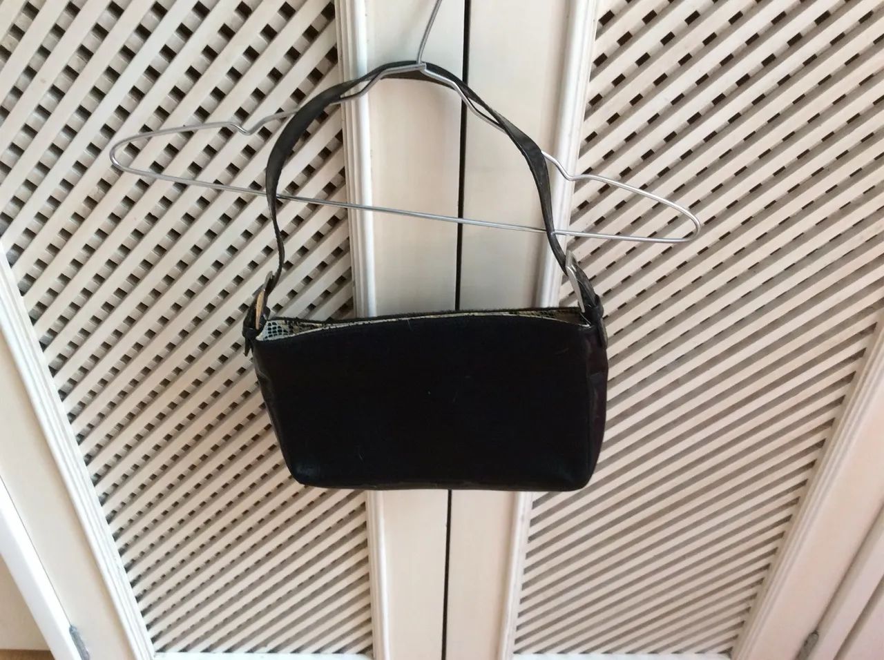 Bolsa de Couro preta CANTÃO 