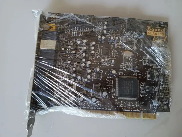 Placa de som pci usada sound blaster  - Foto 2