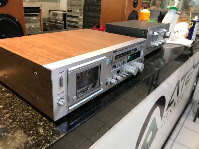 Lindo e perfeito Tape Deck Akai F80 revisado e calibrado! - Foto 2