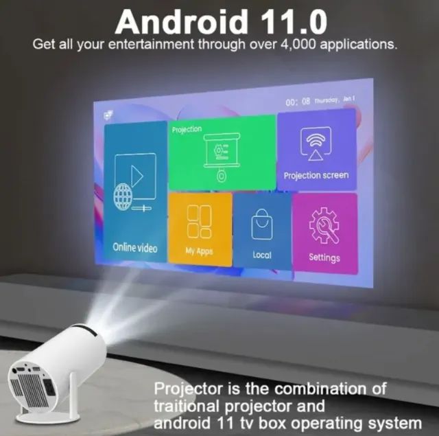 Projetor HY300 Cinema em casa com Android 11 - Foto 2