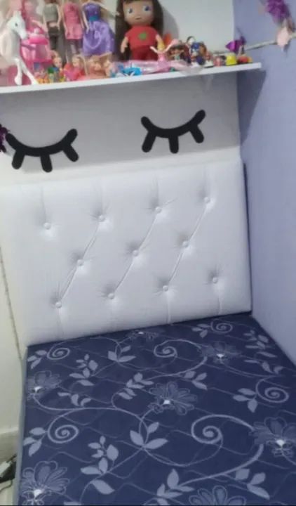 Cama solteiro com cabeceira - Foto 5