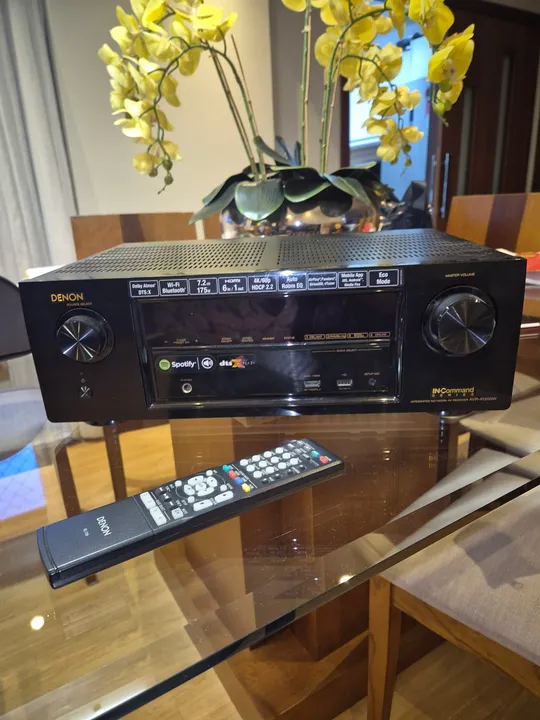 Receiver Denon AVR-X1200W 7.2ch com Bluetooth e Spotify