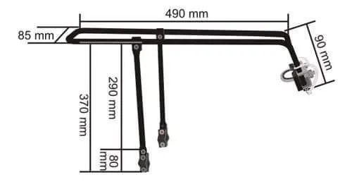 Bagageiro para Bicicleta - Foto 2