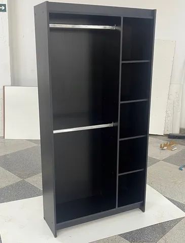 CABIDEIRO COM COLMEIA LATERAL PRETO MDF  - Foto 2