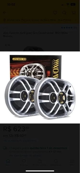 Auto falantes bravox 