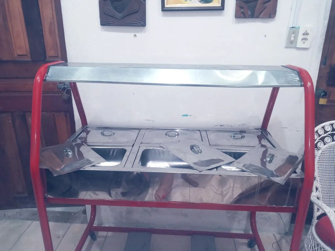 Mesa de servi-servi com 6 cuba  - Foto 4