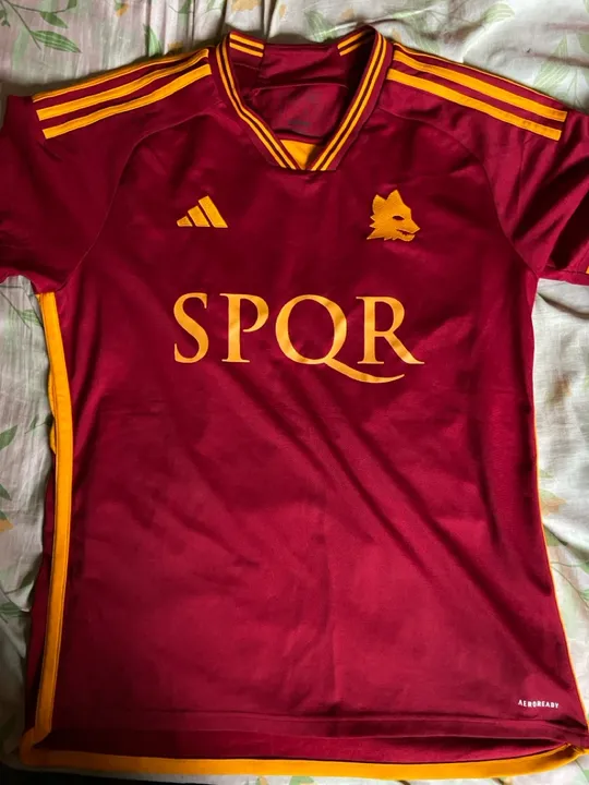 Camisa da Roma, adidas, G, usada.