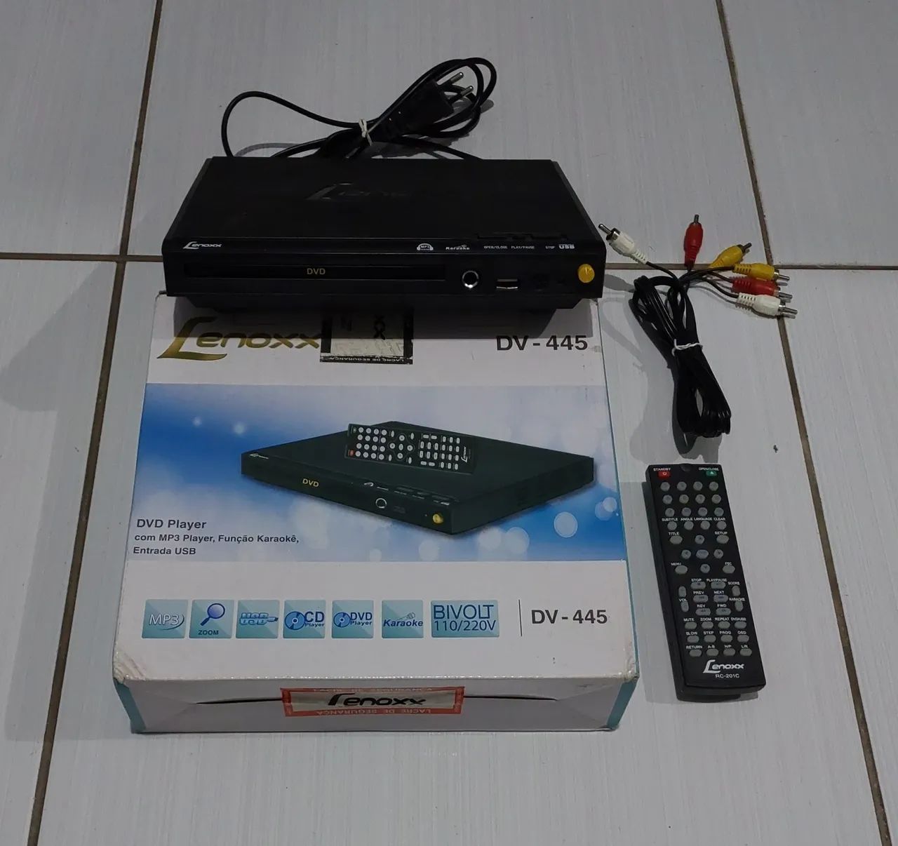DVD PLAYER LENOXX COM KARAOKE 