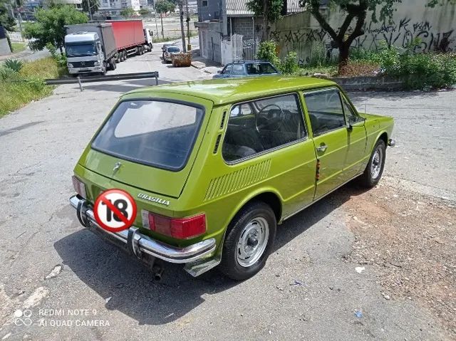 VW BRASILIA 1974- VERDE HIPPIE