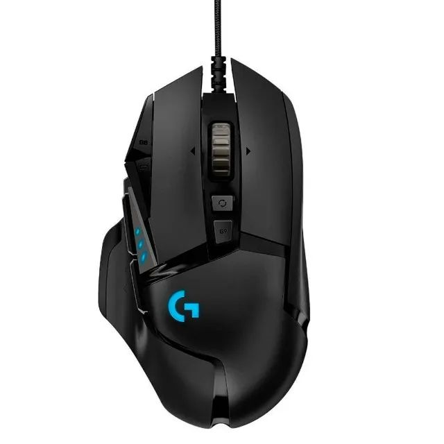 Mouse Gamer G502 HERO com RGB | Ajustes de Peso | 11 Botões Sensor HERO - Logitech 25K