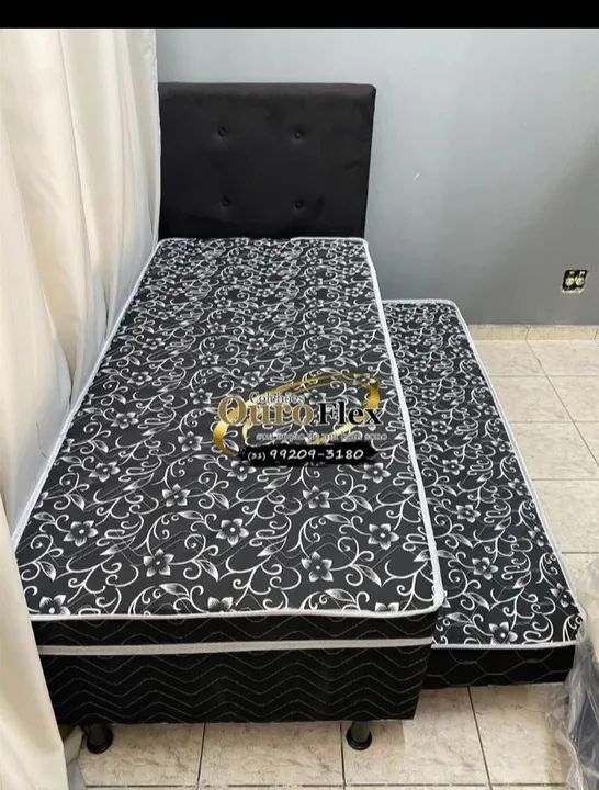 Cama Box Solteiro com auxiliar - Ouro Flex - Foto 2