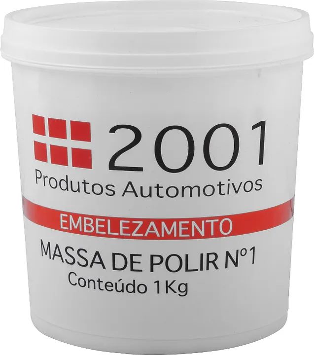 Massa de polir para autos, nº 1, 1 kg, 2001 