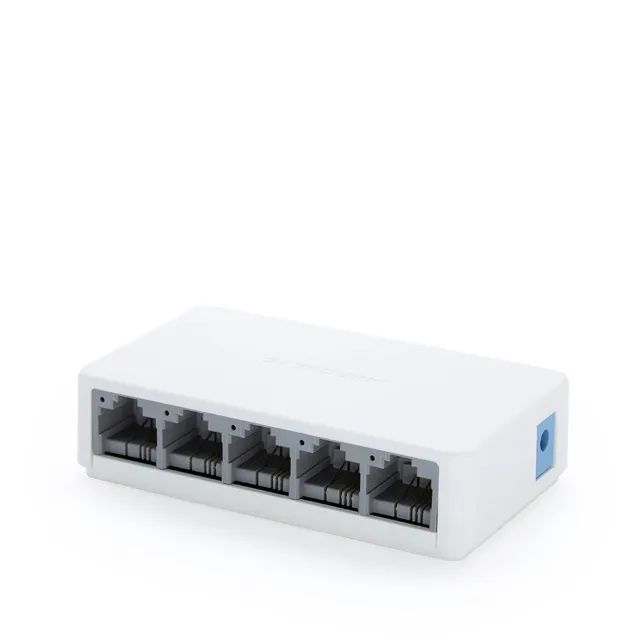Switch de Mesa Mercusys 5 portas 10/100Mbps MS105  Loja Coimbra Computadores Entregamos - Foto 3