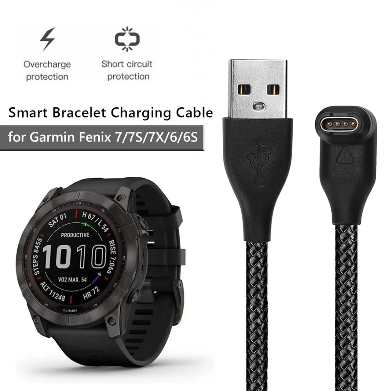 carregador relogio smartwatch garmin 