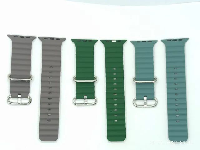 Paulseira oceano Apple Watch W8 Ultra Iwo etc - Foto 2