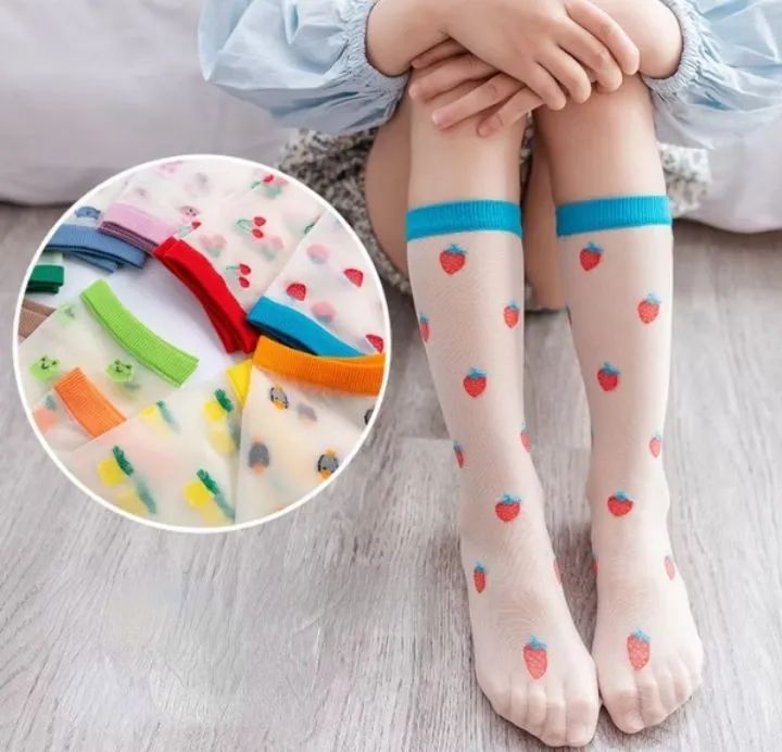 4 meias frutas infantil - Foto 2