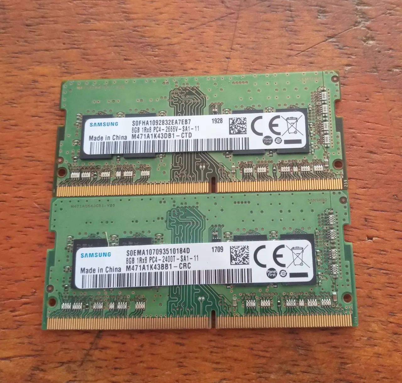 Memória RAM Samsung 8GB DDR4 2400MHz