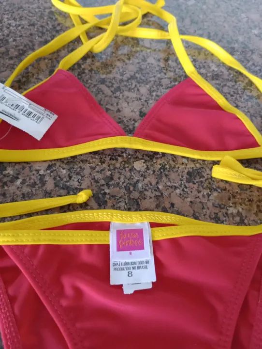 Biquíni infantil e boné  - Foto 4