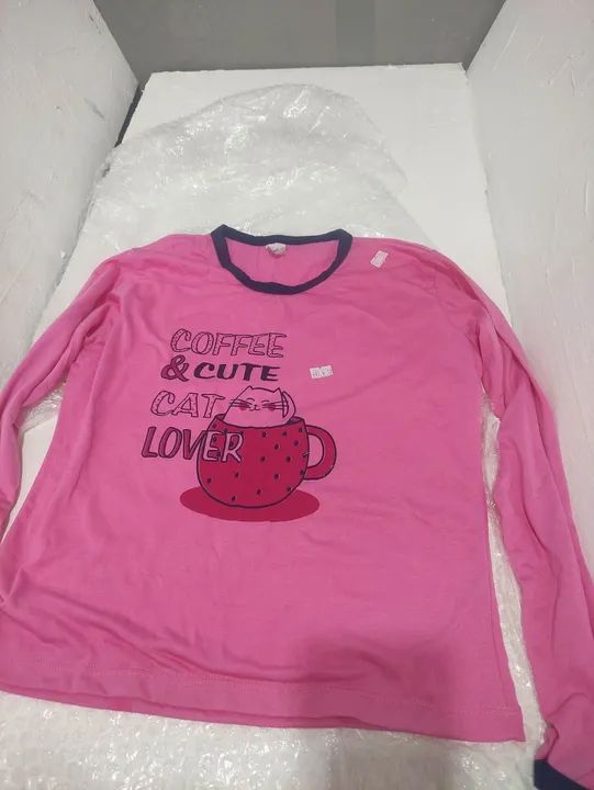 Pijama infantil gatinha 