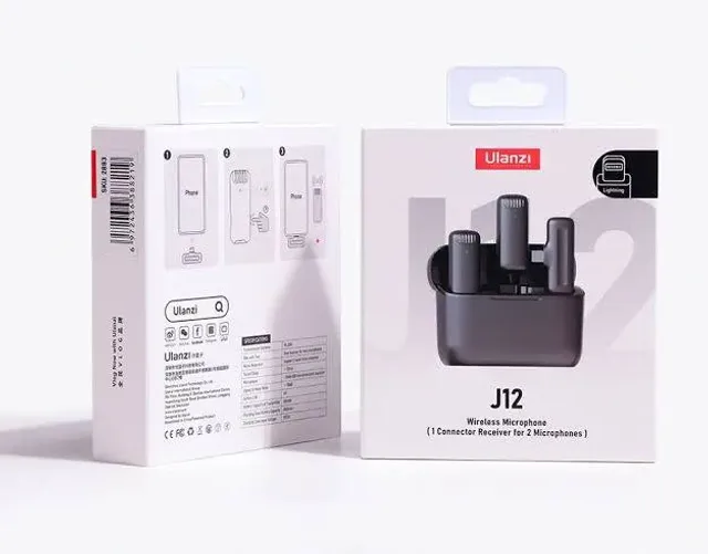 Microfones de lapela sem fio Ulanzi J12 Original