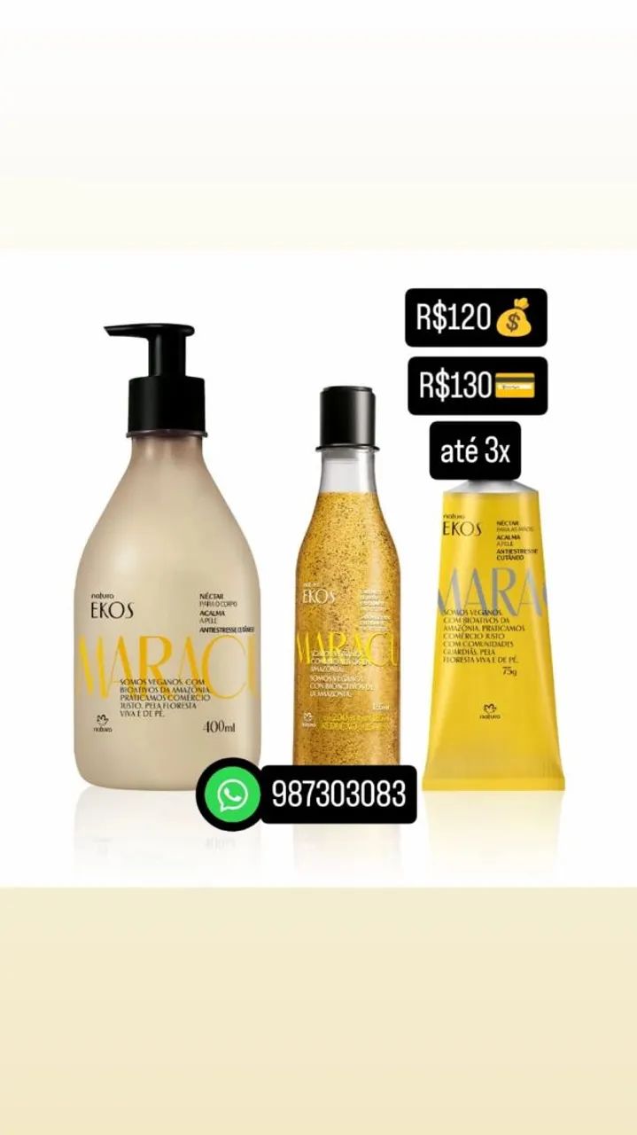 KIT NATURA EKOS MARACUJÁ 