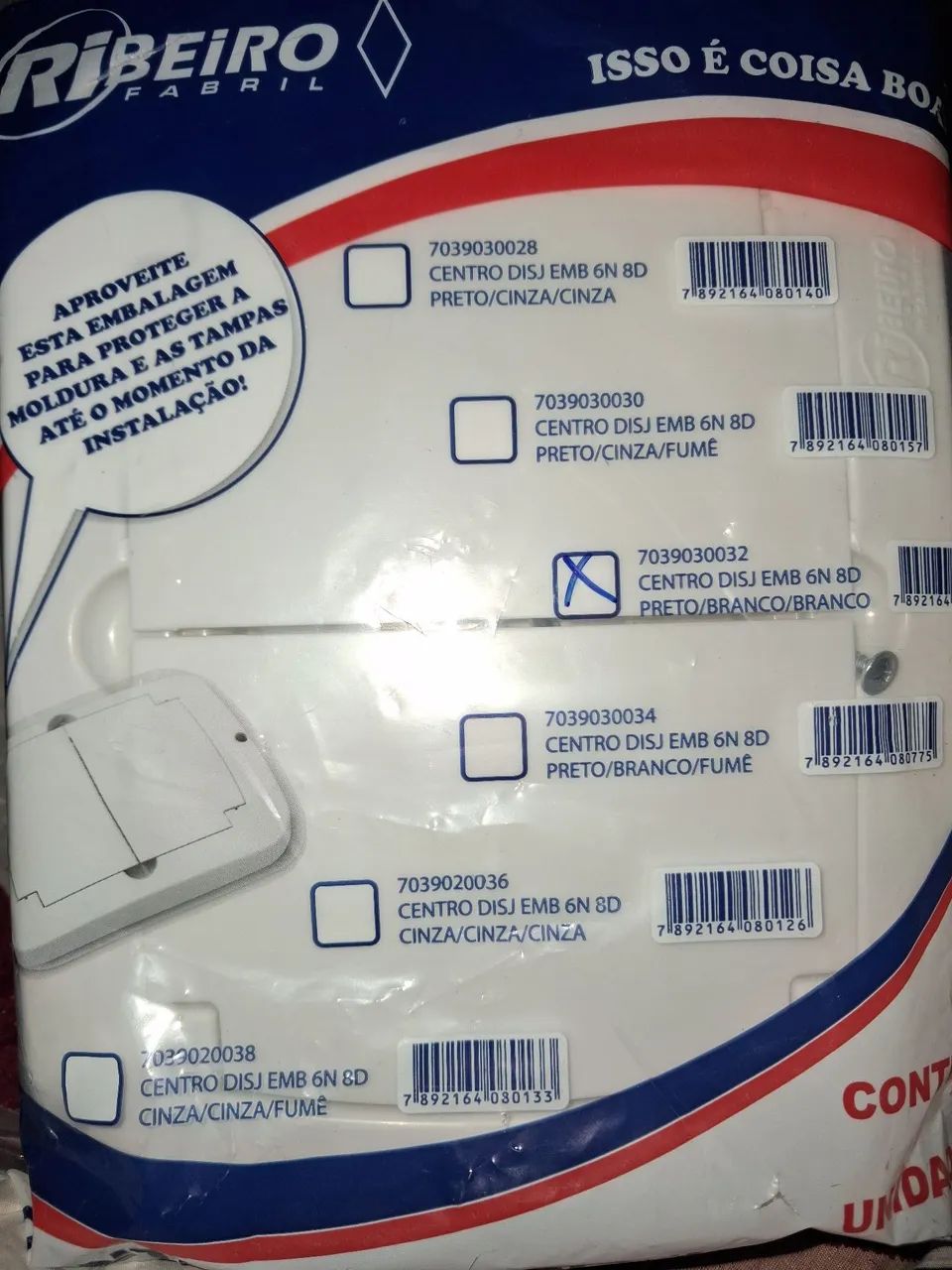 Vendo centro para disjuntores 6N 8D