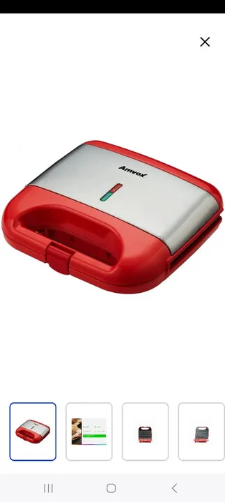 Sanduicheira e grill