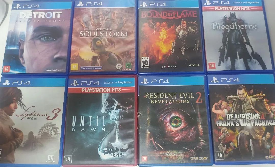 Jogos PS4 - Diversos Gêneros!