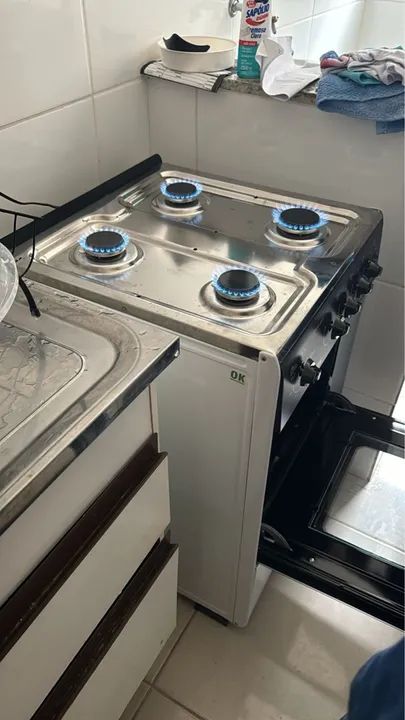 Fogão a Gás Esmaltec Caribe 4 Bocas - Foto 2