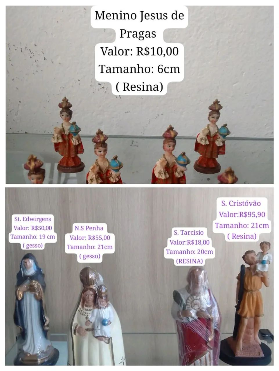 Imagens religiosas variadas( com preços e tamanhos variados ) - Foto 3