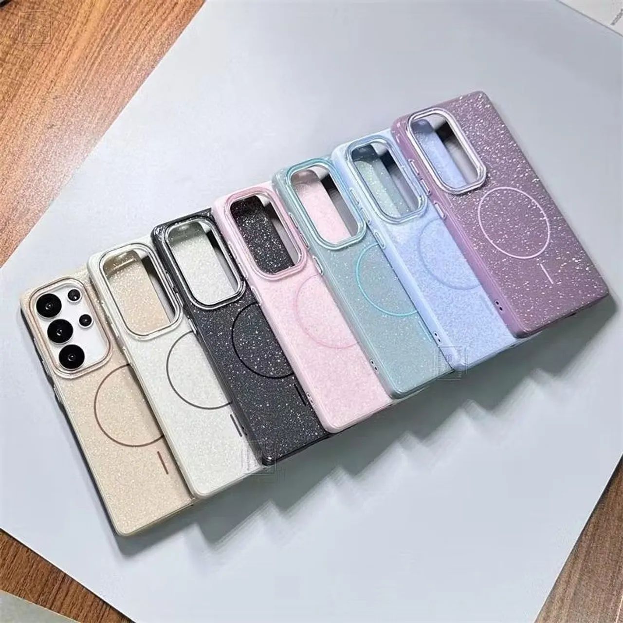 Capa Premium Brilho Magsafe Samsung Diversos 