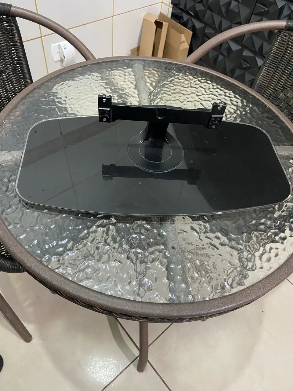 Base de Vidro Completa com Pino para TV Philips 40PFL5606D/78