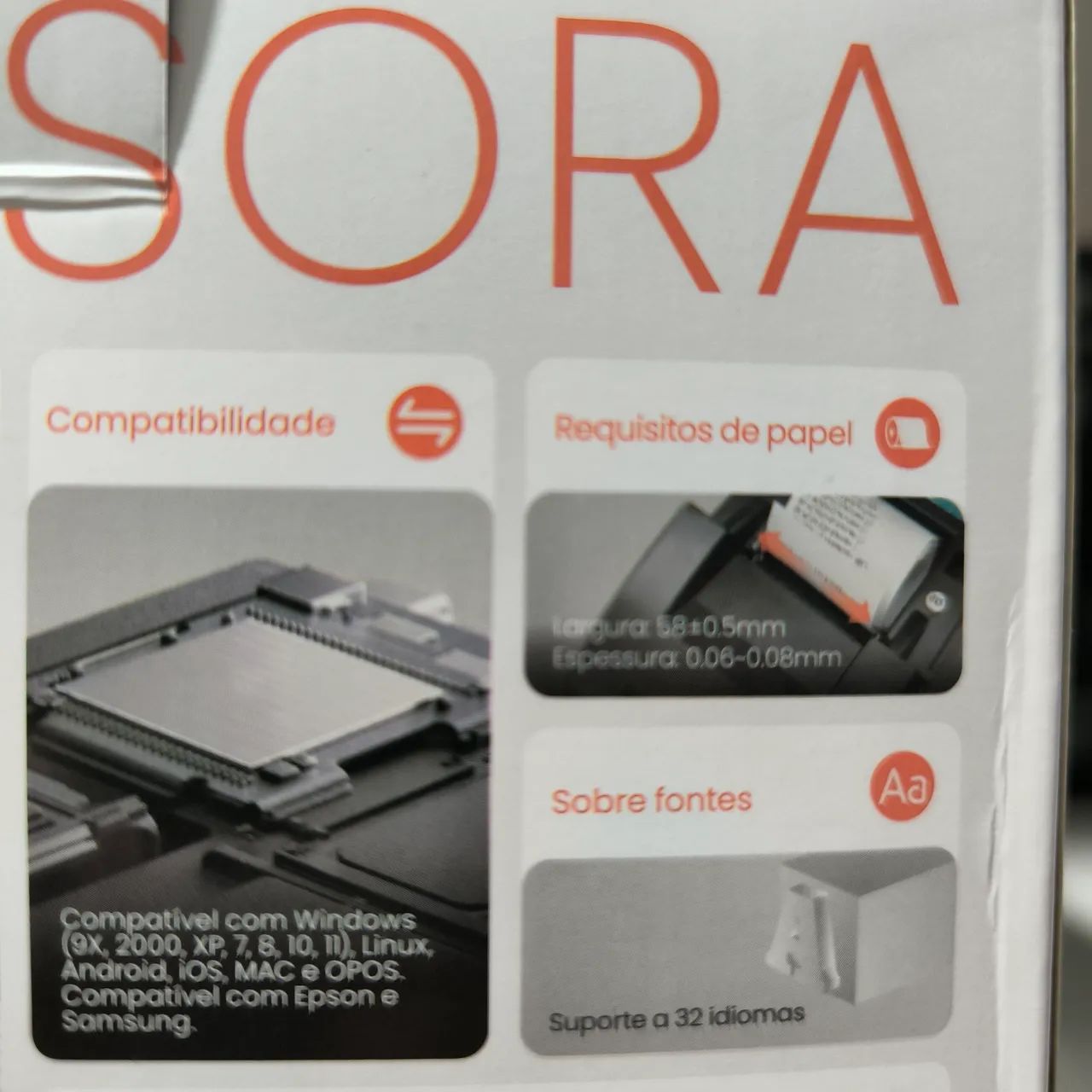 Impressora térmica USB muito usada em Ifood  - Foto 2