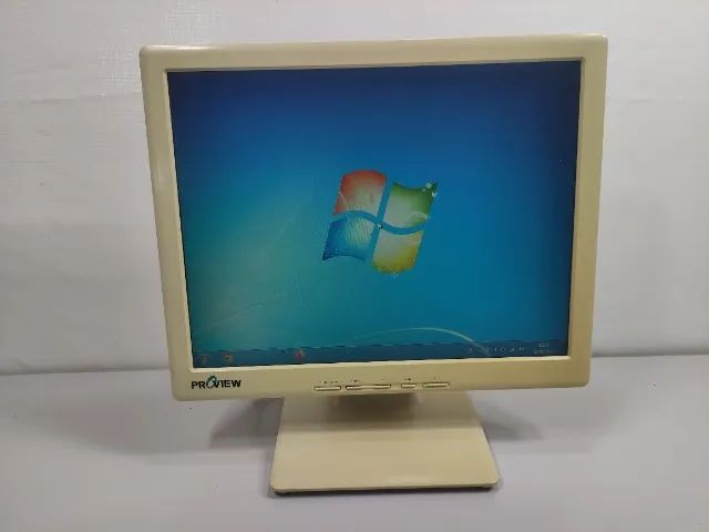 Monitor Cristal Liquido Proview Uk-513 15pol Vga -Funciona(Usado)