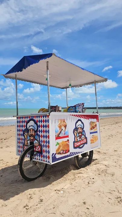 Crepe do Zé - Carrinho de Crepe Completo - Foto 2