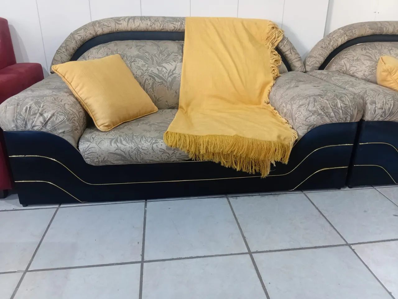 Lindo sofá 3 e 2 lugares 64842033595777120