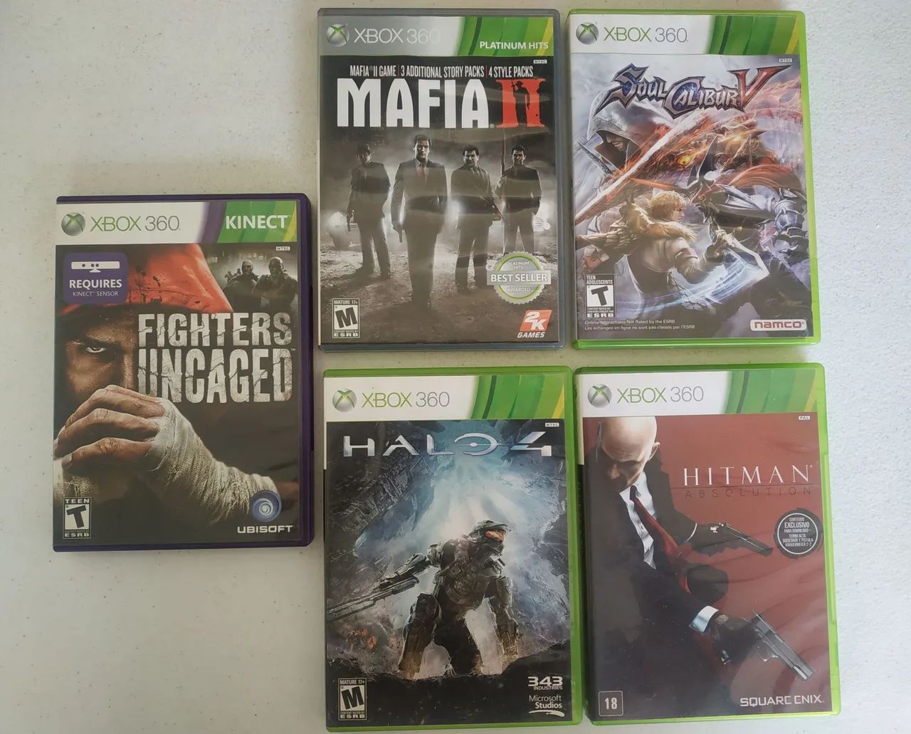4 Jogos Xbox 360 (Leia a descrição)