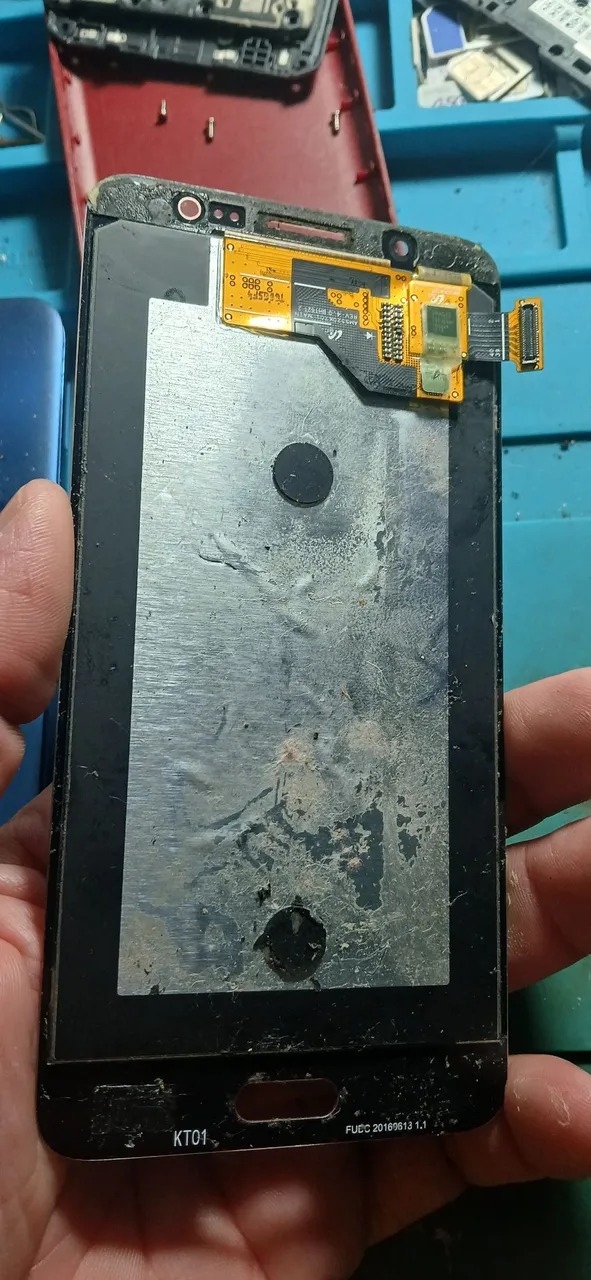Tela frontal j5 Metal 100% original oled